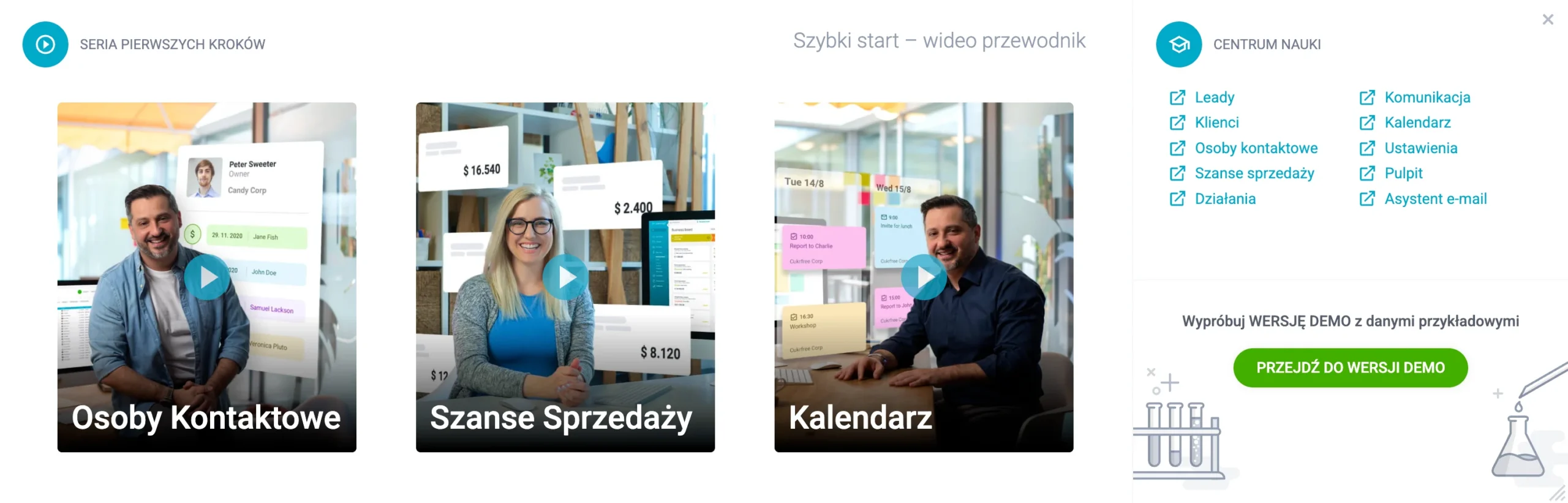 szybki start w raynet - samouczek systemu crm w formie wideo