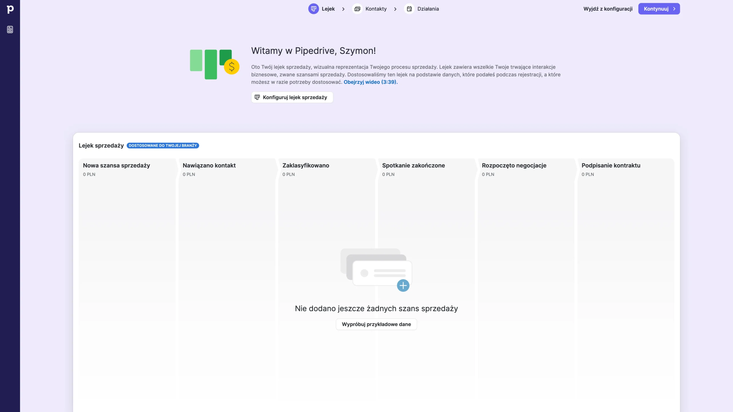 wstępna konfiguracja systemu pipedrive crm w trzech krokach